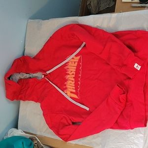 Thrasher Skateboard Red Sweatshirt Size Small